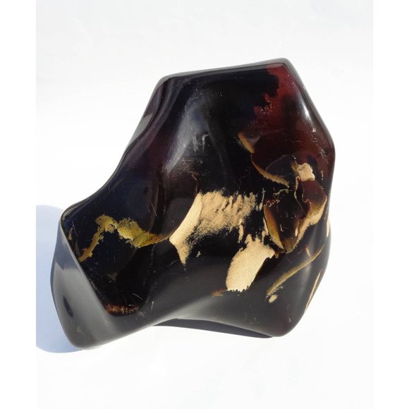 100% Real Amber, Natural Sumatra Amber, Polished Amber Fossilized Stone, 780 gr - Picture 4 of 9